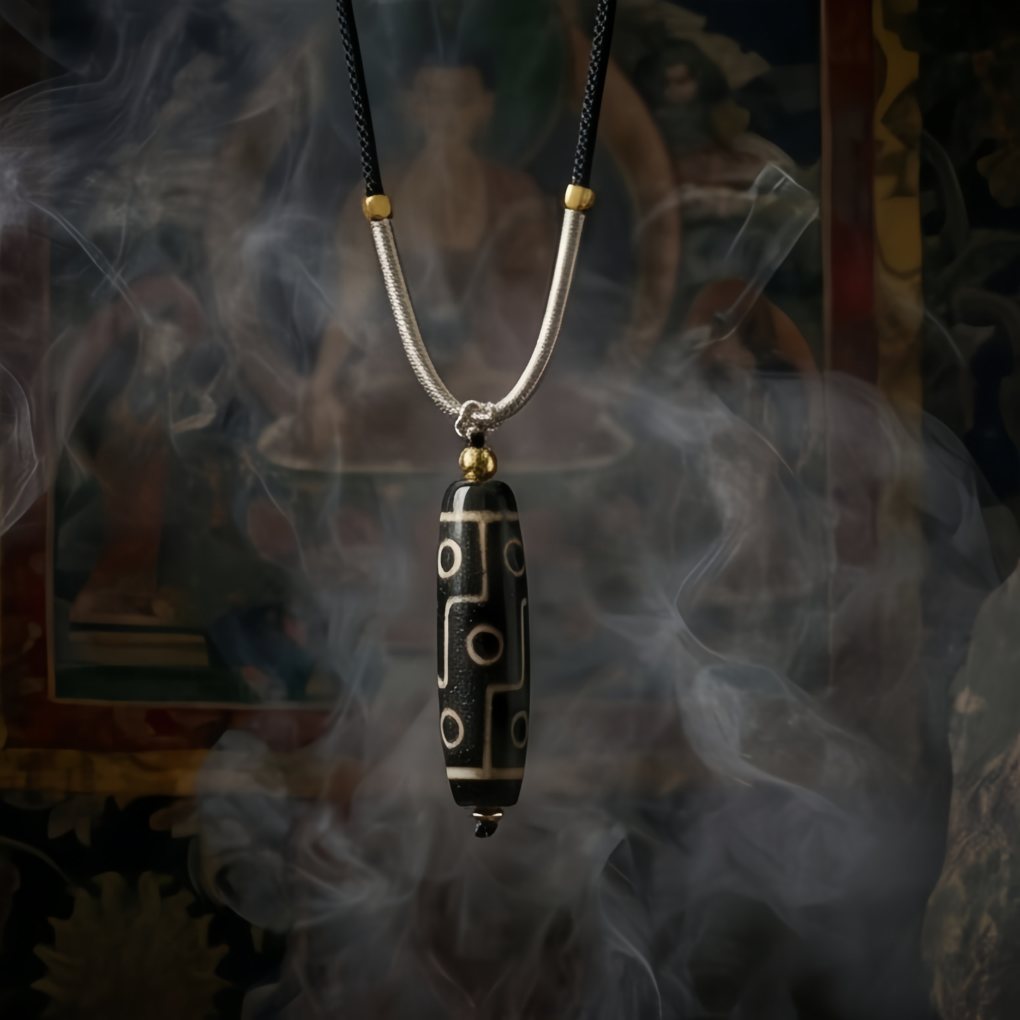 The Sovereign’s Anchor: A Ritual Dzi Necklace