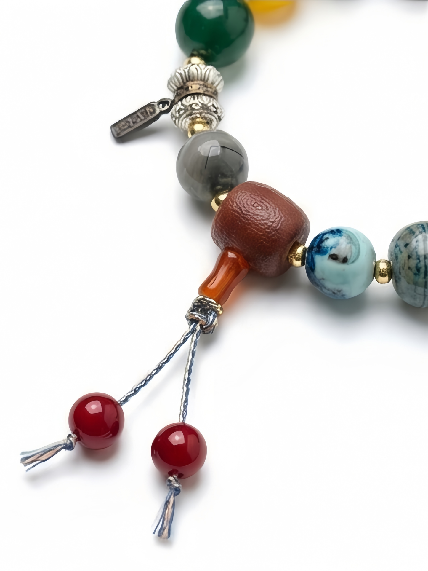 Five-Element Dzi Energy Bracelet